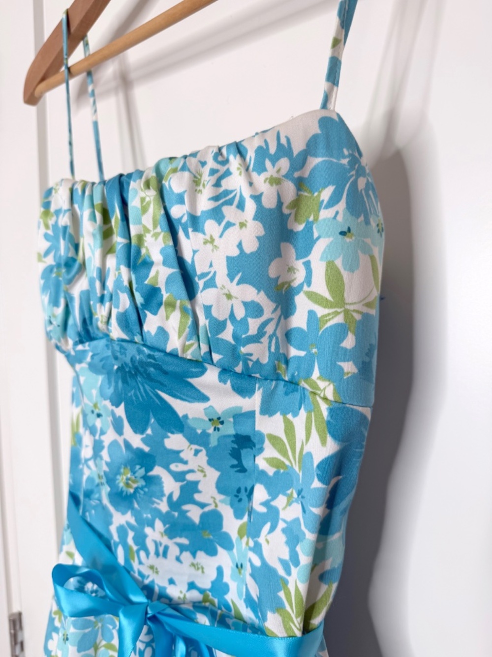 Vintage Floral Print Midi Sleeveless Summer Dress Size 12 Fit and Flare - Picture 2 of 10